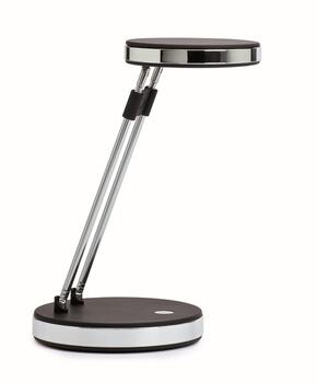 Galda lampa MAULpuck, LED spuldze, apaļa,  melna (250-08281)