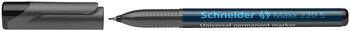 Noturīgais marķieris SCHNEIDER kodoskopa plēvēm OHP Maxx 220S, 0.4mm, melns (200-01502)