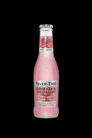 Bezalkoholisks dzēriens FEVER TREE Tonic Rhubarb&Raspberry, stiklā, 0.2l (DEP) (450-23052)