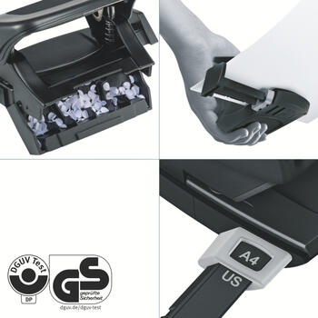 Mini caurumotājs Leitz NeXXt Recycle Mini, 10 lapas, melns (150-03970)