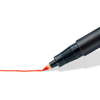 Noturīgais marķieris STAEDTLER kodoskopa plēvēm OHP 318F, 0.6mm, sarkans (200-01512)