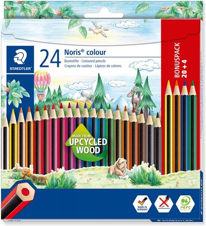 Krāsainie zīmuļi STAEDTLER Noris Color, 24 gab. (200-14614)