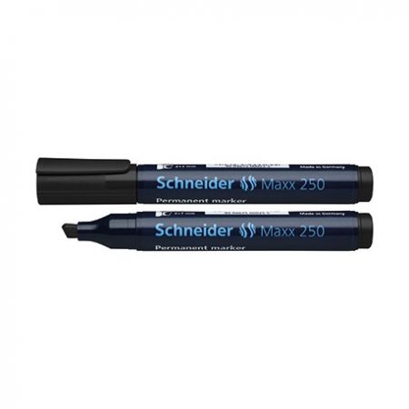 Noturīgais marķieris SCHNEIDER Maxx 250 slīps, melns (200-01450)
