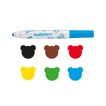 Flomāsteri bērniem CARIOCA BABY-Superwashiable 6 krāsas (200-10589)