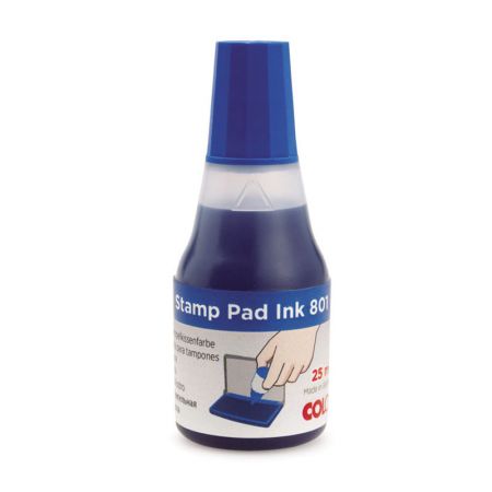 Zīmogu tinte COLOP 801 zila, 25 ml (650-00067)