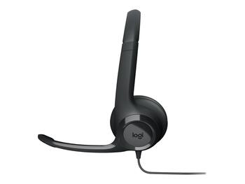 Austiņas LOGITECH H390 USB, melnas (250-08354)