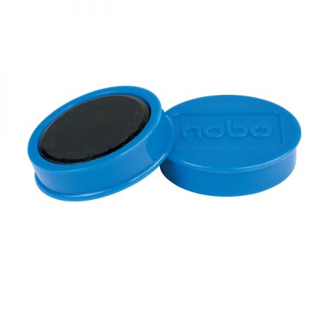 Magnētiskās tāfeles magnēti Nobo 10 paciņās 38mm zili 1.5kg (250-08565)