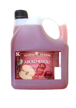Nektārs ALMAS TANTE Ābolu-ķiršu, HDPE, 3l (450-17106)