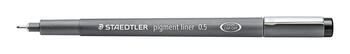 Pildspalva rasēšanai STAEDTLER PIGMENT LINER 0.5 mm melna (200-00621)