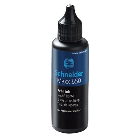Tinte noturīgam marķierim SCHNEIDER Maxx 650, melna (200-01478)