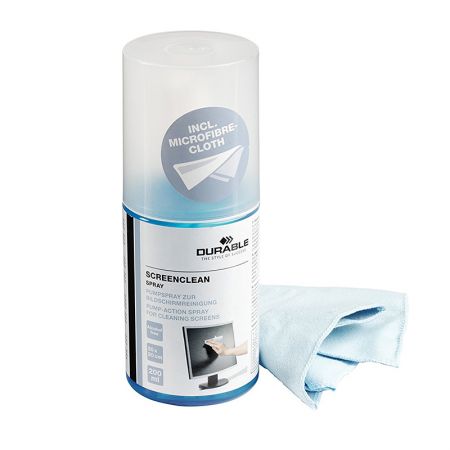 Monitora tīrīšanas šķidrums DURABLE Sreenclean, 200ml (250-03231)