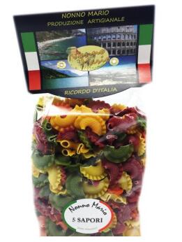 Makaroni krāsainie NONNO MARIO Gnocchetti, 500g (450-08385)