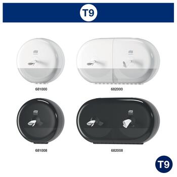 Tualetes papīrs TORK Advanced SmartOne Mini, 2 sl., 620 lapiņas rullī, 13.4x18 cm, 111 m, baltā krāsā (400-03710)