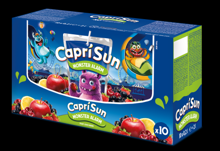 Sulas dzēriens CAPRI-SUN Monster Alarm Fruit, 10x0.2l (450-23273)
