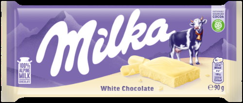 MILKA Baltā šokolāde 90 g (450-27423)