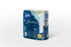 Virtuves dvieļi Grite Blossom 2 ruļļi, 2 slāņu, 88 loksnes, 15.84m (400-10912)