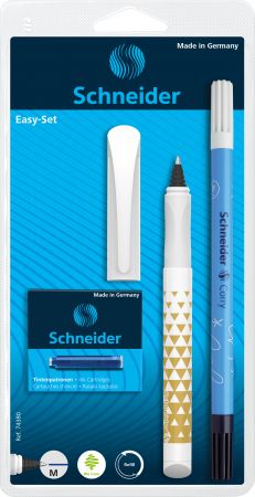 Tintes pildspalva SCHNEIDER ar maināmiem kārtridžiem Easy assorted (200-14708)