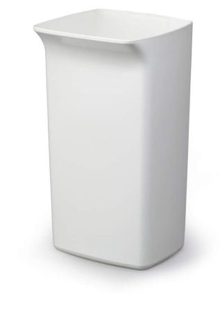 Atkritumu tvertne DURABIN® 40L taisnstūrveida, balta (vāciņš jāiegādājas atsevišķi) (400-09464)