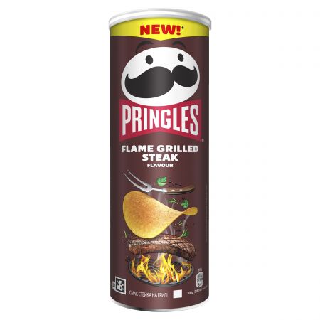 PRINGLES ar grilēta steika garšu 165g (450-22953)