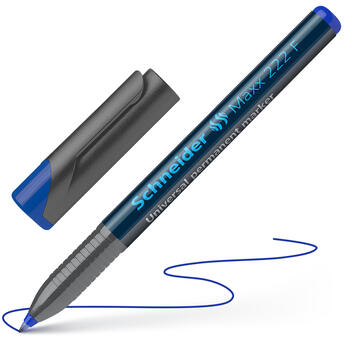 Noturīgais marķieris SCHNEIDER kodoskopa plēvēm OHP Maxx 222F, 0.7mm, zils (200-03056)