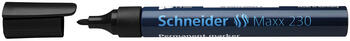 Noturīgais marķieris SCHNEIDER Maxx 230 konisks, 1-3 mm, melns (200-01446)