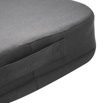 Ergonomisks krēsla paliktnis KENSINGTON, melns (250-07011)