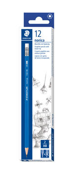 Zīmulis STAEDTLER Norica HB ar dzēšgumiju (200-06438)