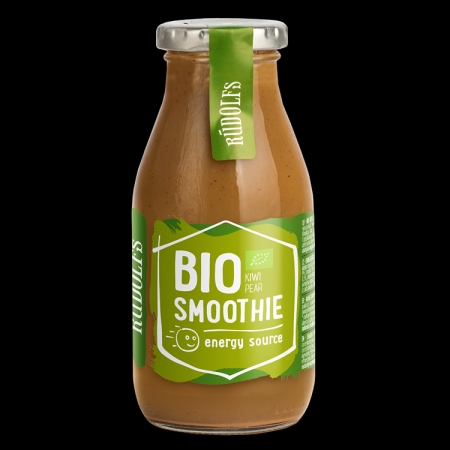 Smūtijs RŪDOLFS BIO kivi, bumbieru ar Čia sēklām "Enerģijai", 260ml (DEP) (450-27346)