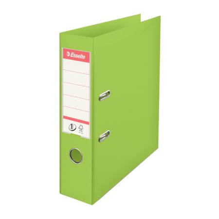 Mape-reģistrs ESSELTE VIVIDA No1 Power PP A4 formāts, 75mm,  laima krāsā (150-01979)