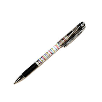 Lodīšu pildspalva CLARO JAZZ 0.7 mm krāsains korpuss, melna tinte, 1 gab/blisterī (200-12808)