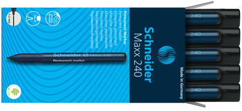 Noturīgais marķieris SCHNEIDER Maxx 240 konisks 1-2 mm, melns (200-01432)
