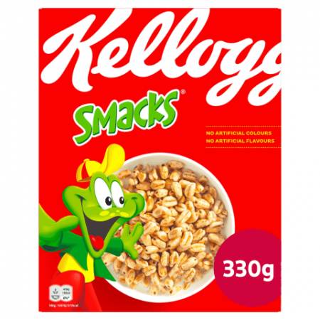 Sausās brokastis KELLOGG'S SMACKS, 330g (450-10511)