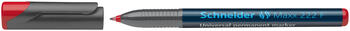 Noturīgais marķieris SCHNEIDER kodoskopa plēvēm OHP Maxx 222F, 0.7mm, sarkans (200-01506)