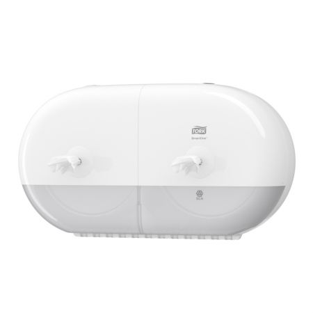 Tualetes papīra turētājs TORK Smartone Twin Mini 398 x 221 x 156 mm, baltā krāsā (400-02546)