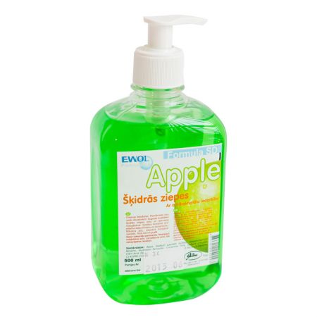 Šķidrās ziepes ar antibakteriālu iedarbību EWOL Professional Formula SD, ābolu, 500 ml (400-00965)