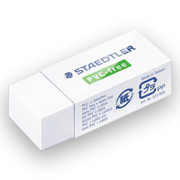 Dzēšgumija STAEDTLER PVC-FREE 525B30, izmērs 43x19x13 mm (200-04966)