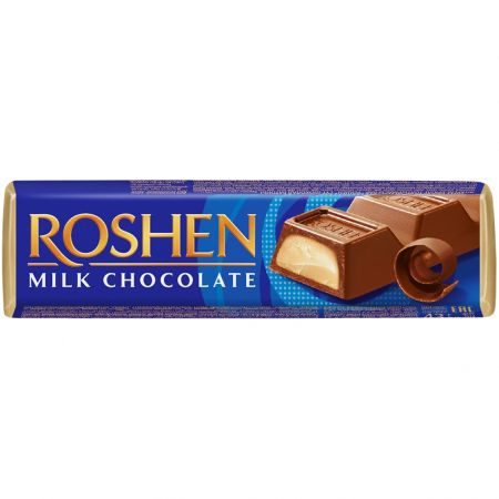 Piena šokolāde ROSHEN ar krēmbrulē pildījumu, 43g (450-27241)
