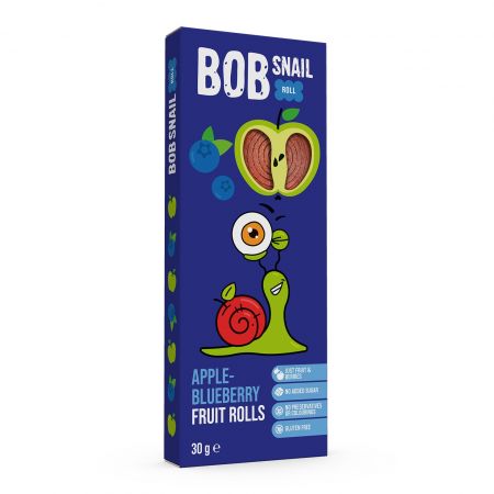 Ābolu un melleņu rullīši BOB SNAIL, 30g (450-27779)