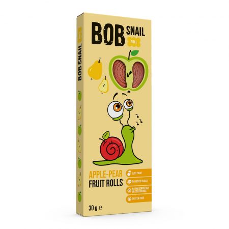 Ābolu un bumbieru rullīši BOB SNAIL, 30g (450-27775)