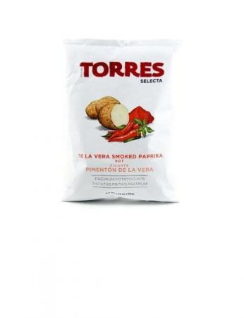 Kartupeļu čipsi TORRES, ar kūpinātiem pipariem, 150g (450-14505)
