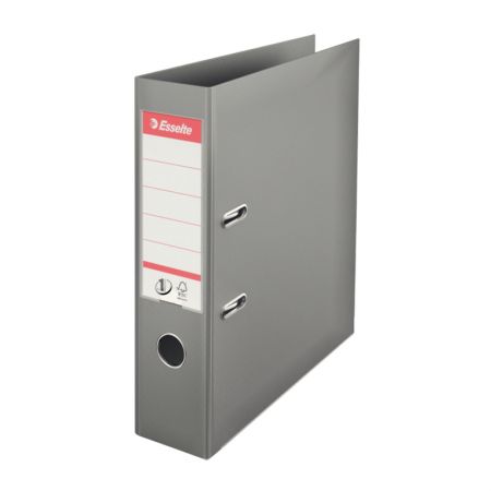 Mape-reģistrs ESSELTE No1 Power PP A4 formāts, 75mm, pelēka (150-00132)