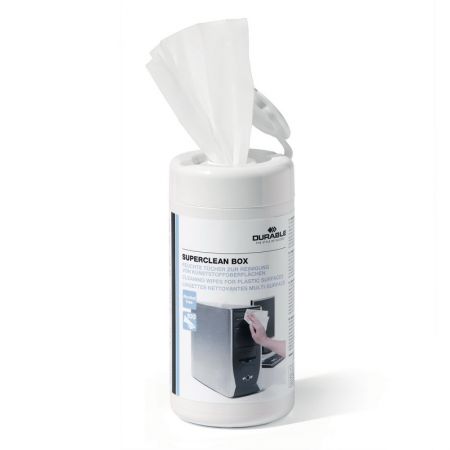 Universālās salvetes tīrīšanai DURABLE 100 gab., mitrās (250-00702)