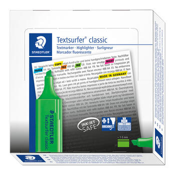 Teksta marķieris STAEDTLER TEXTSURFER 364 zaļš (200-01304)