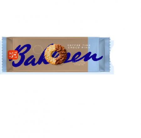 Cepumu riņķīši BAHLSEN Coffee Time, ar šokolādi, 155g (450-27319)