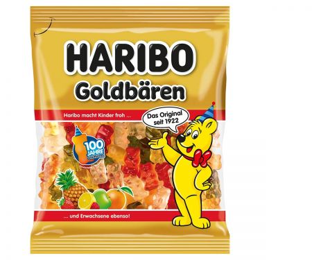 Želejkonfektes HARIBO Goldbaeren, 175g (450-27070)