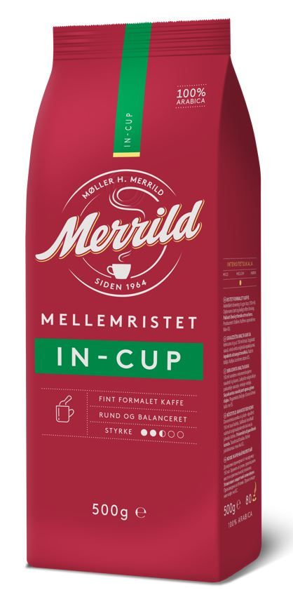 Maltā kafija MERRILD IN CUP, 500 g (450-11722)