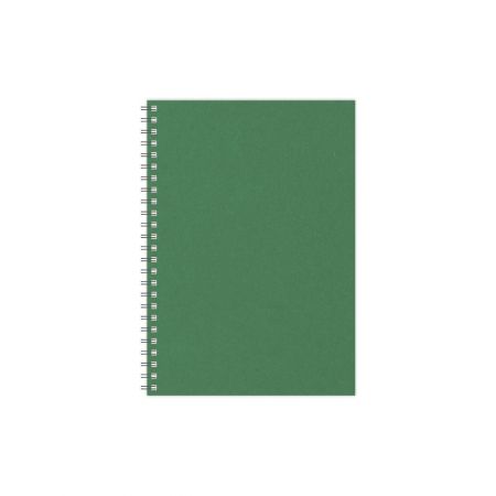 Klade - planotājs TIMER ar spirāli, A5 formāts, punktotas lapas, zaļā krāsā (100-10353)