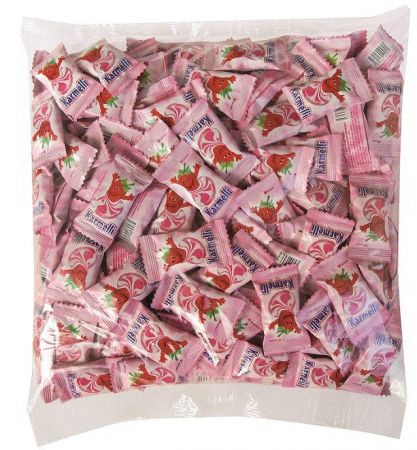 Karameles JEDNOSC ar zemeņu un krējuma garšu, 1kg (450-13786)