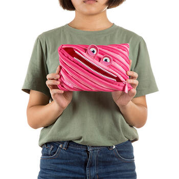Penālis ZIPIT Wildlings Jumbo Pouch, ZTMJ-WD-HIP, rozā krāsā (550-04963)