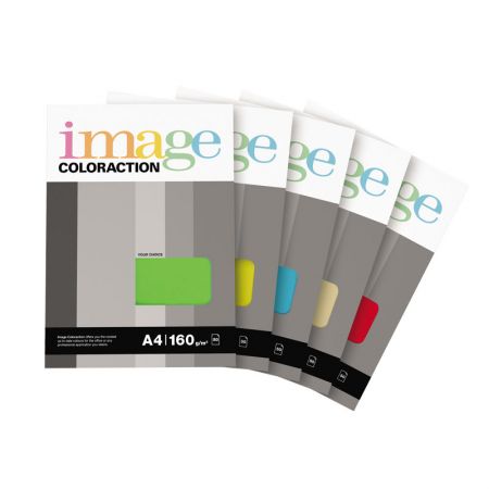 Krāsains papīrs IMAGE COLORACTION, A4, 160 gsm, 50 loksnes, DUNE / pale cream (100-00045)